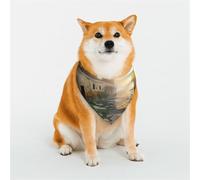 Stylish Dog Bandana - Unique Customized Patterns for Pet Clothes, Perfect for Dog Birthday, Valentine's Day, and More - Durable Polyester Pet Scarf Flowing Optical Flow