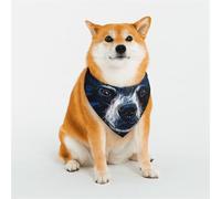 Stylish Dog Bandana - Unique Customized Patterns for Pet Clothes, Perfect for Dog Birthday, Valentine's Day, and More - Durable Polyester Pet Scarf Portraits of Cartoon Animals