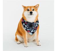 Stylish Dog Bandana - Unique Customized Patterns for Pet Clothes, Perfect for Dog Birthday, Valentine's Day, and More - Durable Polyester Pet Scarf Mandala Tunnel