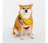 Stylish Dog Bandana - Unique Customized Patterns for Pet Clothes, Perfect for Dog Birthday, Valentine's Day, and More - Durable Polyester Pet Scarf Spain Flag