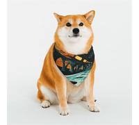 Stylish Dog Bandana - Unique Customized Patterns for Pet Clothes, Perfect for Dog Birthday, Valentine's Day, and More - Durable Polyester Pet Scarf Spacecraft Corridor