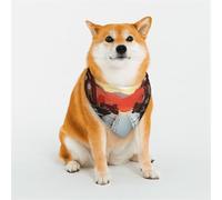 Stylish Dog Bandanas - Patterns for Dog Valentines, Birthdays & More - Soft Polyester Pet Clothes A Dreamlike Town Small