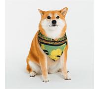 Stylish Dog Bandanas - Patterns for Dog Valentines, Birthdays & More - Soft Polyester Pet Clothes A Huge Arch Medium