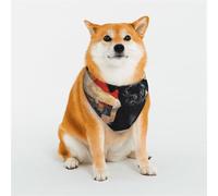 Stylish Dog Bandanas - Patterns for Dog Valentines, Birthdays & More - Soft Polyester Pet Clothes A Painting of a Cute Dog Small