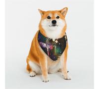 Stylish Dog Bandanas - Patterns for Dog Valentines, Birthdays & More - Soft Polyester Pet Clothes Colorful Horses Medium