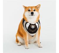 Stylish Dog Bandanas - Patterns for Dog Valentines, Birthdays & More - Soft Polyester Pet Clothes Concentric Circles Brown Bear Small