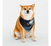 Stylish Dog Bandanas - Patterns for Dog Valentines, Birthdays & More - Soft Polyester Pet Clothes Fierce Animals in Jungle Rivers Medium
