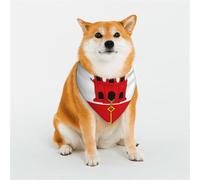 Stylish Dog Bandanas - Patterns for Dog Valentines, Birthdays & More - Soft Polyester Pet Clothes Flag of Gibraltar Small