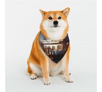 Stylish Dog Bandanas - Patterns for Dog Valentines, Birthdays & More - Soft Polyester Pet Clothes Pirate Tavern Medium