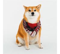 Stylish Dog Bandanas - Patterns for Dog Valentines, Birthdays & More - Soft Polyester Pet Clothes Red and Black Octopus Large