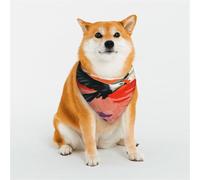 Stylish Dog Bandanas - Patterns for Dog Valentines, Birthdays & More - Soft Polyester Pet Clothes The Bald Eagle in the Sunset Sky Large