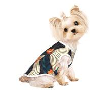 Stylish Dog Shirt & Sweater - Unique Customized Patterns for Small, Medium - Perfect for Everyday Wear and Special Occasions Leaf Decorative Art Large