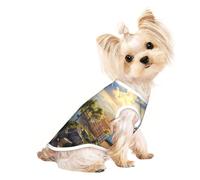 Stylish Dog Shirt & Sweater - Unique Customized Patterns for Small, Medium - Perfect for Everyday Wear and Special Occasions Mediterranean Landscape Small