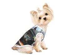 Stylish Dog Tshirts for Medium & Small Dogs - Unique Customized Designs, Perfect for Everyday Wear and Special Occasions Tropical Swimming Pool Large