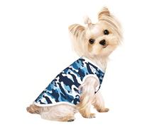 Stylish Dog Tshirts for Medium & Small Dogs - Unique Customized Designs, Perfect for Everyday Wear and Special Occasions Ocean Camouflage Art Large