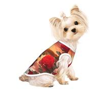 Stylish Dog Tshirts for Medium & Small Dogs - Unique Customized Designs, Perfect for Everyday Wear and Special Occasions RoseSunsetGlow Medium