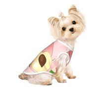 Stylish Dog Tshirts for Medium & Small Dogs - Unique Customized Designs, Perfect for Everyday Wear and Special Occasions Peach Sweet Art Large