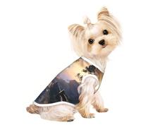 Stylish Dog Tshirts for Medium & Small Dogs - Unique Customized Designs, Perfect for Everyday Wear and Special Occasions Sunset Moon Path Medium
