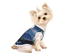 Stylish Dog Tshirts for Medium & Small Dogs - Unique Customized Designs, Perfect for Everyday Wear and Special Occasions Starry Sky Under the Moonlight Large