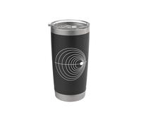 Stylish Doppler Effect Stainless Steel Insulated Tumbler