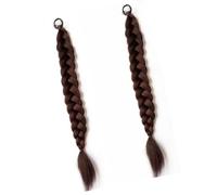 Stylish Double Braid Synthetic Ponytail Wigs Low Maintenance Washable for Fashion Enthusiasts and Students Comfortable Clip on Ponytail Hair