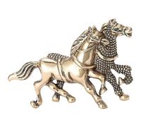 Stylish Double Horse Metal Brooch Pin Lightweight Animal Badge Accessories Stylish Jewelry Women Men Metal Two Horse Accessory