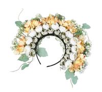 Stylish Double Sided Silk Flower Headband Stylish Silk Flower Hairband Elegant Hairpiece Adornment For Daily Wear Partie