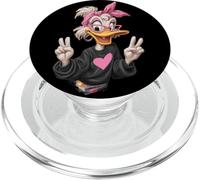 Stylish Duck Cartoon Funny Animal Pink Bandana Playful Sharp PopSockets PopGrip for MagSafe