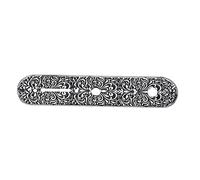 Stylish Electric Guitar Control Plate Metal Carved Replacement for TL Tele - and Versatile (Silver)