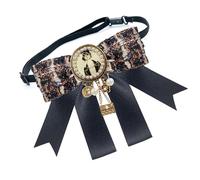 Stylish Elegant Ribbon Alloy Brooch Lightweight Chest Shirt Decoration Badeg Pin for Hats Bags Jackets Autumn Winter Fashion Brooch