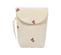 Stylish Embroidered Handbag Cotton Pram Hanging Bag for Nappies and Cloth Internship for Parents Baby Accessory