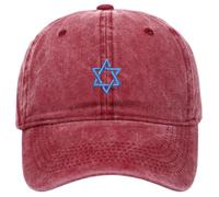 Stylish Embroidered Israel Flags Baseball Hat Comfortable Cotton Sunproof Hat Popular Headwear for Various Occasion Israel Flags Baseball Caps