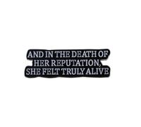 Stylish Enamelled Brooch Pin Compacts Design Humorous Quote Design Metal Badges for Outfits Backpacks Daily Wear Decoration Alloy Badges