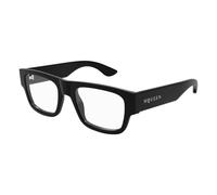Stylish Eyeglasses Am0511O Black - male - Alexander McQueen - Glasses - Black - 53 MM - Accessories 53 MM