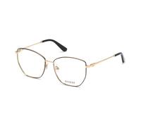 Stylish Eyeglasses in Black Color - female - Guess - Glasses - Black - 55 MM - Accessories 55 MM