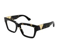 Stylish Eyewear Frames in Dark Havana - unisex - Bottega Veneta - Glasses - Brown - 52 MM - Accessories 52 MM
