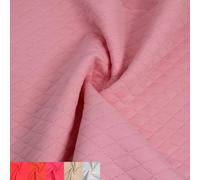 Stylish FABRIC 220 GSM 60" Poly Spandex Jacquard Fabric by The Yard - Mediumweight, 2-Way Stretch, Breathable for Apparel, Upholstery, Draperies, DIY, Quilting & Crafts, Polyester, Pink Pale, 2 Yards