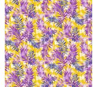 Stylish Fabric 58" Wide Printed 100% Polyester Wool Dobby Hi Multi Chiffon Fabric by The Yard-No Stretch, 120 GSM, Lightweight, Breezy & Soft for Apparel, Accessories & DIY, Yellow Orchid, 2 Yards
