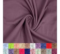 Stylish FABRIC 59" Wide Poly Spandex DTY Double-Sided Brushed Fabric by The Yard-180 GSM, Lightweight, Stretchy & Breathable Apparel, Activewear, Accessories, Scarves & Crafts, Dusty Orchid 3 Yards