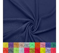 Stylish FABRIC 60" Wide Rayon Spandex Jersey Knit Fabric by The Yard-4-Way Stretch, 200GSM, Medium Weight-Soft & Breathable-Apparel, Accessories, Maternity & Decorations, Navy 2 Yards