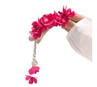 Stylish Fabric Flower Hair Clip Ancient Chinese Styles Hair Styling Accessory NonSlip Barrette For Women Everyday Wear Elegant Accessory