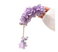 Stylish Fabric Flower Hair Clip Ancient Chinese Styles Hair Styling Accessory NonSlip Barrette For Women Everyday Wear Elegant Accessory