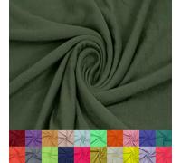 Stylish FABRIC Solid Color Rayon Spandex Heavy Jersey Knit Fabric/ 4-Way Stretch-(200GSM)/ DIY Projects, Cargo 1 Yard