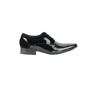 Stylish Faux Leather Formal Lace-Up Oxfords XPOSED Black 11-Narrow Fit