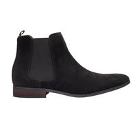 Stylish Faux Suede Chelsea Boots XPOSED Black 8