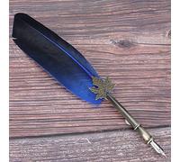 Stylish Feather Dip Pen with Stainless Steel Nib Ideal for Calligraphy