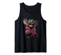 Stylish Fennec Fox Fashion Animal Wine Glass Graphic Desert Tank Top