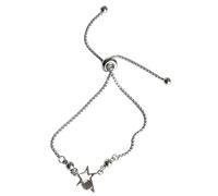 Stylish Five Point Star with Pull Chain Design Stainless Steel Fashion Accessory Creative Wrist Bangle Daily Wear Wrist Chain