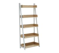 Premier Housewares Bradbury Five Tier Natural Oak Shelf Unit