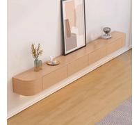 Stylish Floating TV Cabinet - Wall-Mounted Media Console with Drawers for Living Room 180CM/70.9IN Wooden TV Stand Sleek Suspended Design for Space-Saving Elegance.